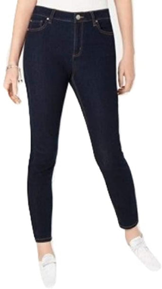 Calça jeans skinny de cintura alta Tinseltown Juniors, azul escuro, tamanho 7