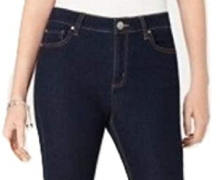 Calça jeans skinny de cintura alta Tinseltown Juniors, azul escuro, tamanho 7