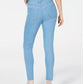Calça jeans skinny Tinseltown Junior's High Rise Raw Hem, azul-marinho, tamanho 7