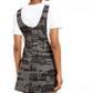 Tinseltown Juniors' Knotted Skirtall Preto Tamanho Médio