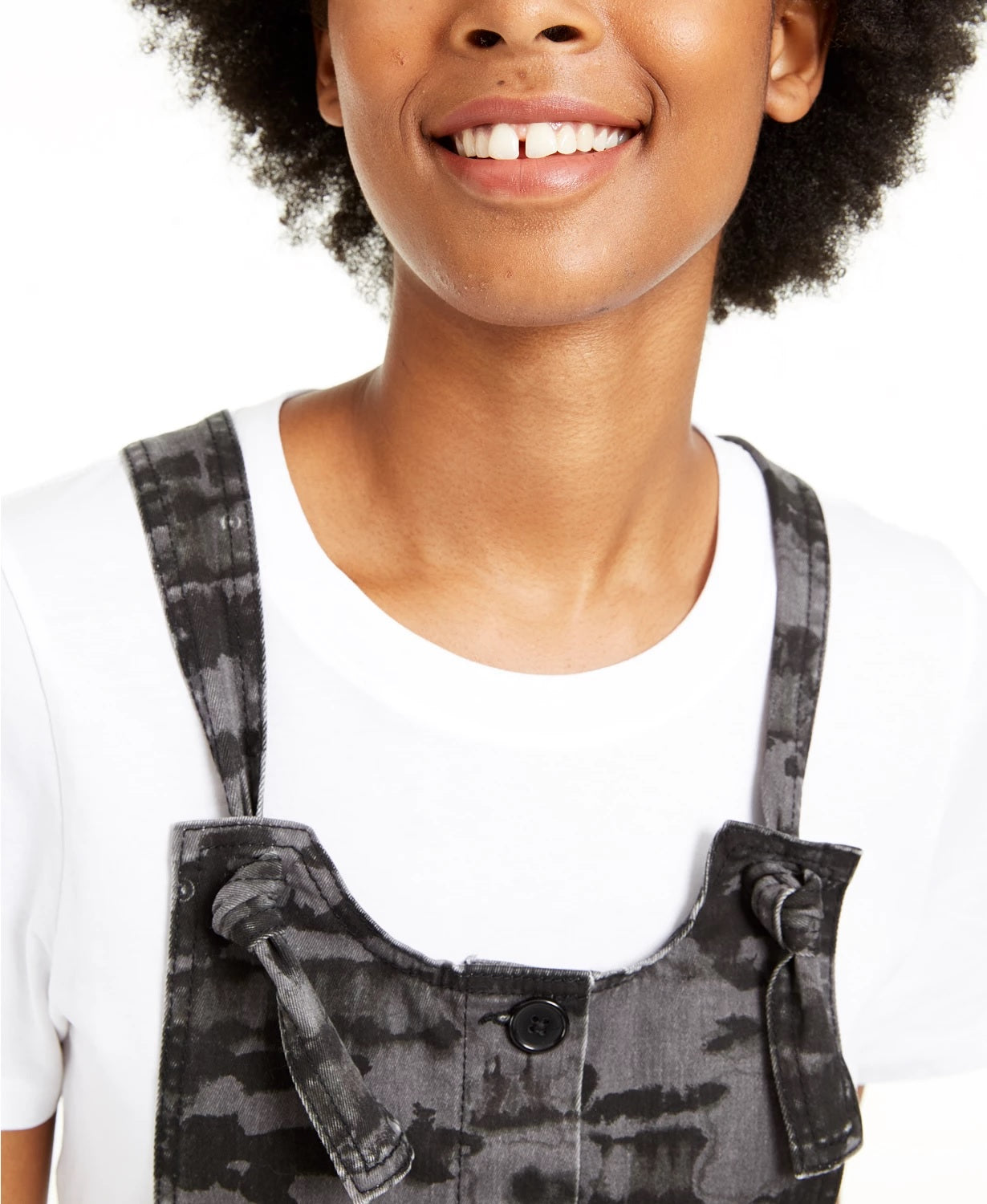 Tinseltown Juniors' Knotted Skirtall Preto Tamanho Médio