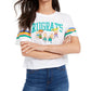 Camiseta estampada Rugrats Juniors Freeze 24-7, branca, tamanho médio