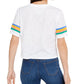 Camiseta estampada Rugrats Juniors Freeze 24-7, branca, tamanho médio