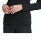 Suéter feminino DKNY com fios metálicos e detalhes embelezados, preto, tamanho extra pequeno