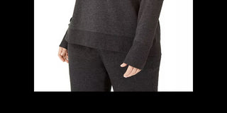 Calvin Klein Moletom com capuz feminino plus size, manga raglan, preto, tamanho 1X