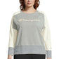 Moletom Heritage Herringbone Plus Size Feminino Champion Cinza Médio Tamanho 1X
