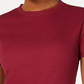Camiseta infantil Ultra Flirt Junior's Crewneck, vermelha escura, tamanho P