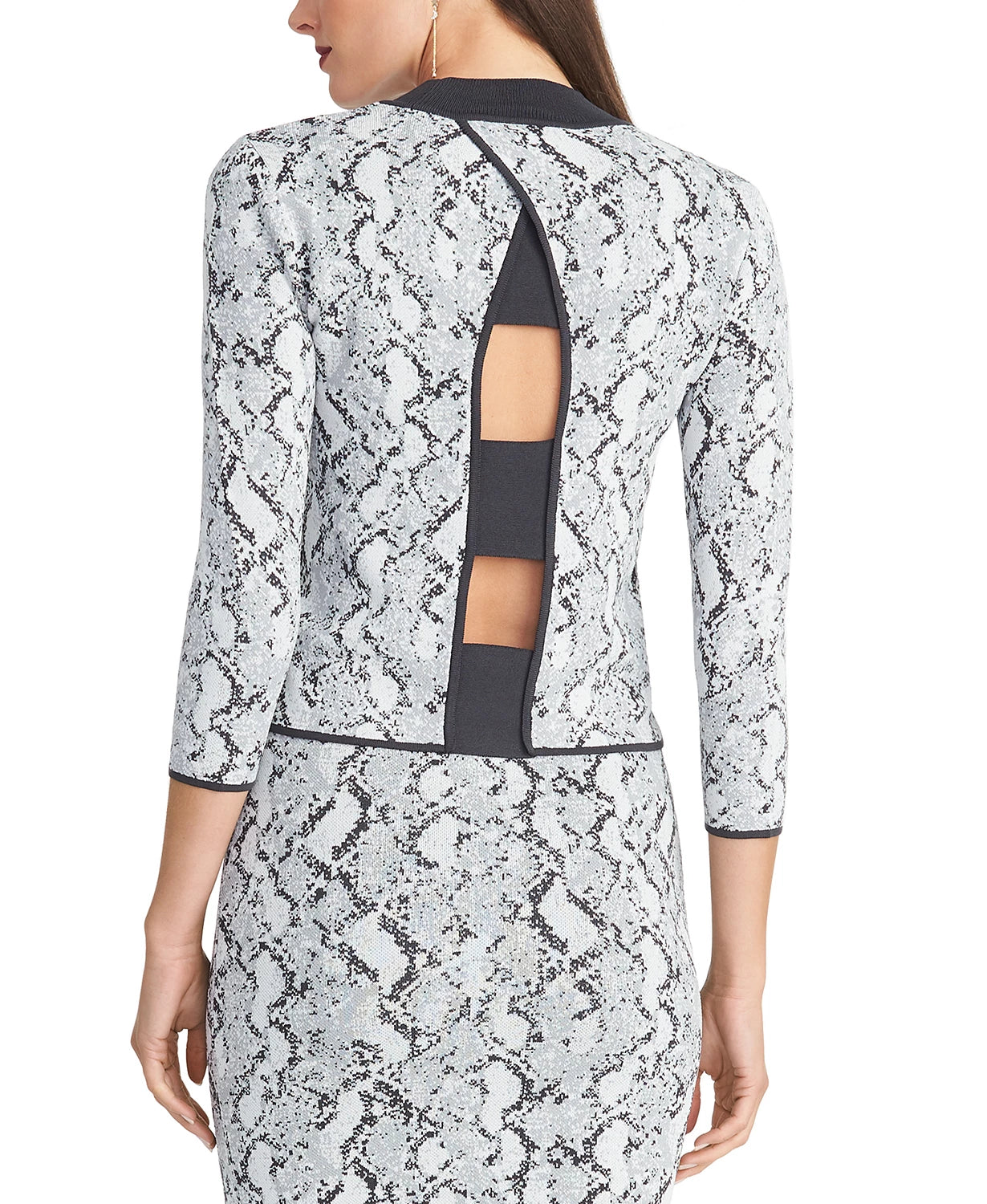 Blusa Lindey Feminina Rachel Rachel Roy Cinza Tamanho XX-G