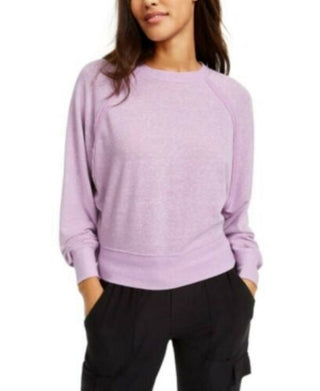 Moletom com mangas dolman Crave Fame Juniors, roxo, tamanho médio