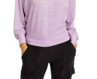 Moletom com mangas dolman Crave Fame Juniors, roxo, tamanho médio