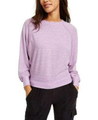 Moletom com mangas dolman Crave Fame Juniors, roxo, tamanho pequeno