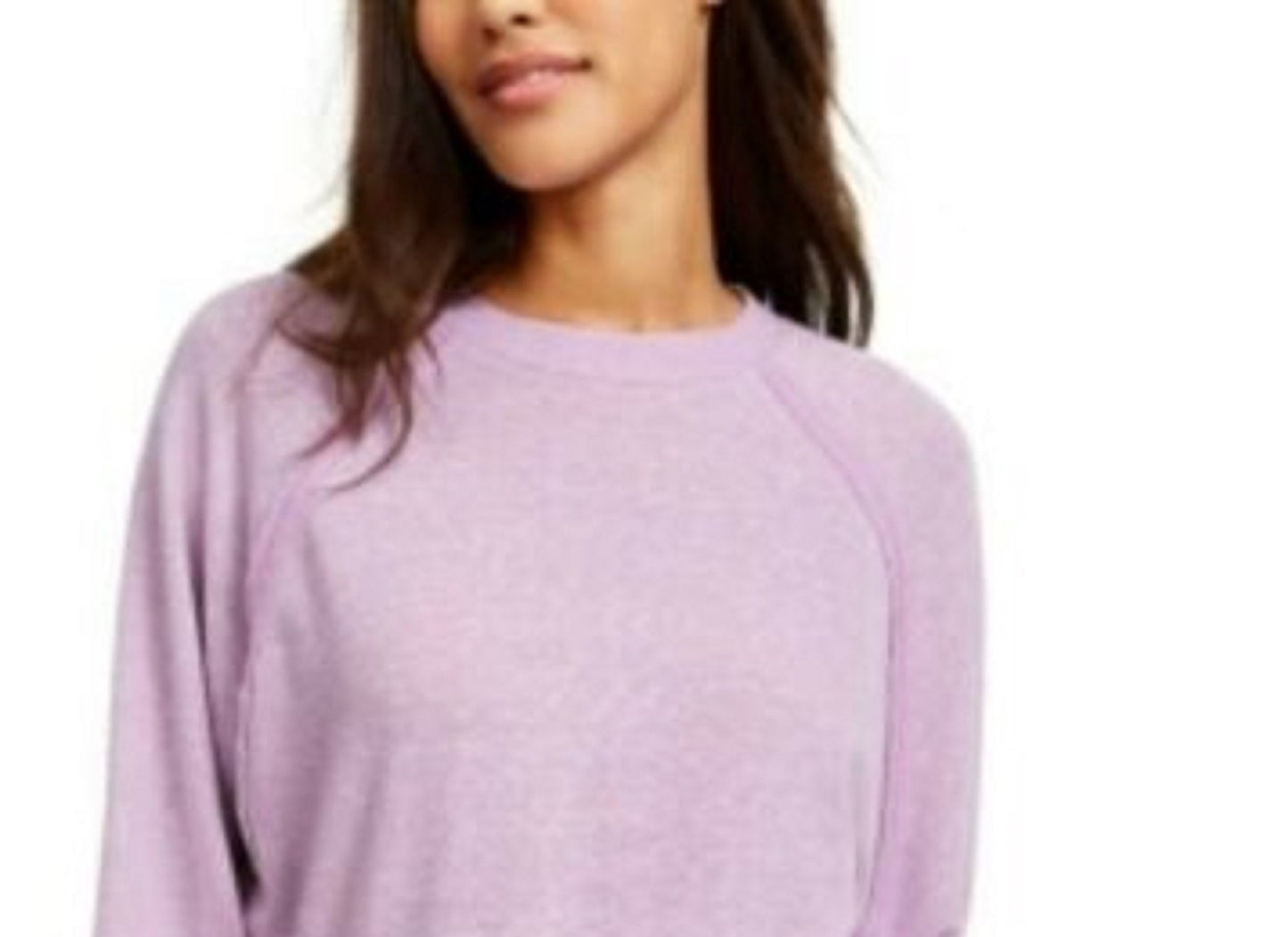 Moletom com mangas dolman Crave Fame Juniors, roxo, tamanho pequeno