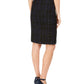 Saia lápis de tweed feminina Calvin Klein azul tamanho 12