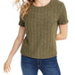 Blusa canelada aconchegante Crave Fame Junior, tamanho X-S