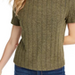 Blusa canelada aconchegante Crave Fame Junior, tamanho X-S