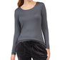 Roupa íntima térmica feminina 32 Degrees, preta, tamanho grande