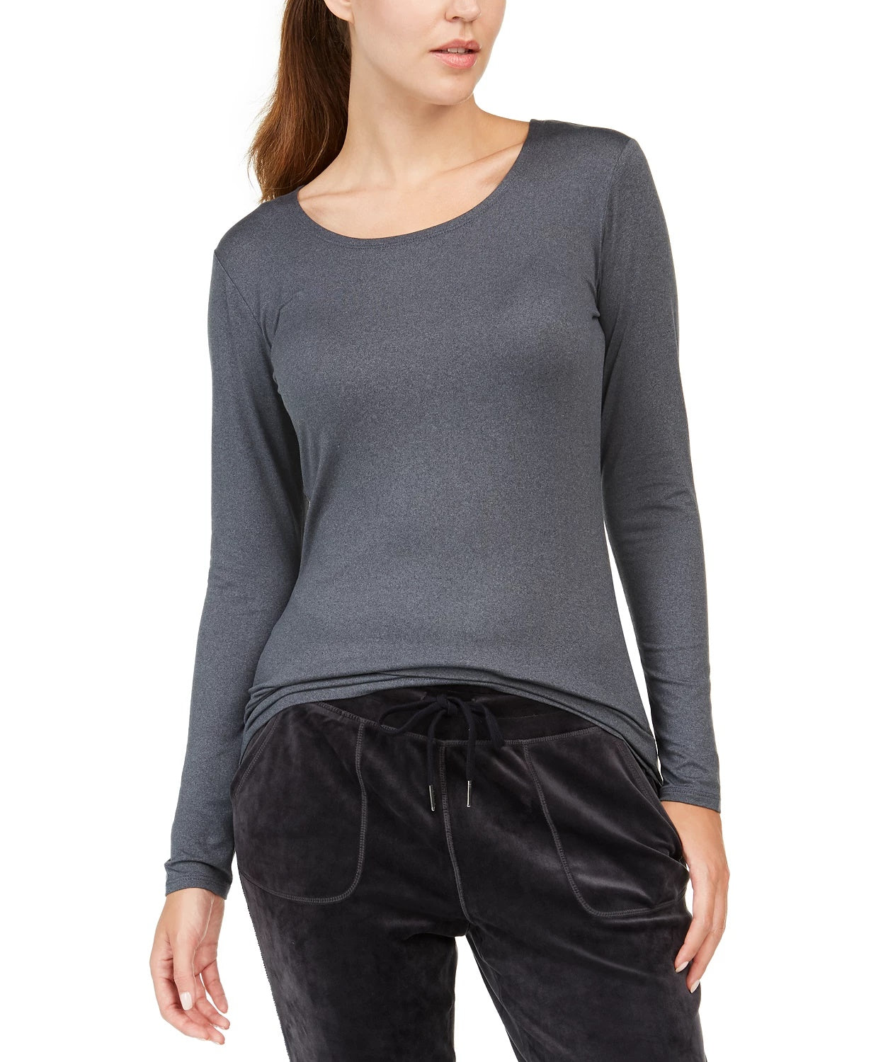 Roupa íntima térmica feminina 32 Degrees, preta, tamanho XX-G