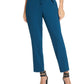 Calça DKNY Essex com cinto e tornozelo feminina, azul, tamanho 6