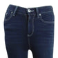 Calça Jegging Vanilla Star Juniors de Cintura Alta Azul Tamanho 0
