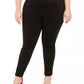 Calça feminina plus size slim fit Tommy Hilfiger preta tamanho 3X