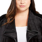 Jaqueta Calvin Klein Feminina com Acabamento Contrastado, Preta, Tamanho 1X