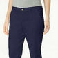Calça feminina slim Maison Jules, azul-marinho, tamanho 4