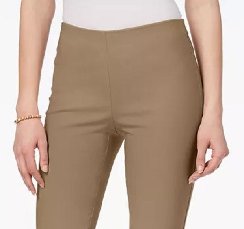 Calça skinny Chelsea Tummy Control feminina Charter Club, tamanho 6, cor mel