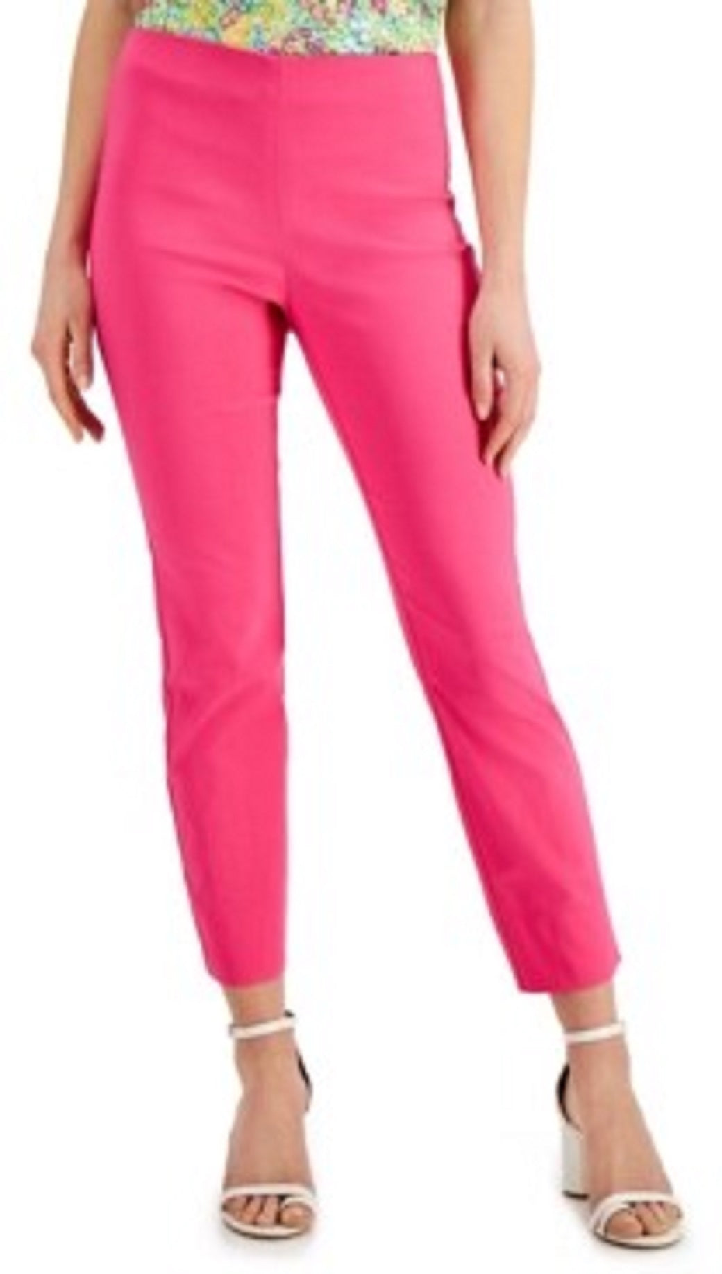 Calça skinny Chelsea Tummy Control feminina Charter Club, rosa escuro, tamanho 12
