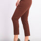 Calça skinny Alfani feminina Petite Hollywood-Waist, marrom escuro, tamanho 10 P