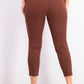 Calça skinny Alfani feminina Petite Hollywood-Waist, marrom escuro, tamanho 10 P