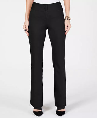 Calça Alfani Feminina com Cós Elástico Preto Tamanho 2 Petite