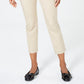 Calça feminina Charter Club Newport Tummy-Control Slim-Fit, bege, tamanho 8