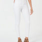 Calças jegging femininas de cintura alta sem costura Style &amp; Co, brancas, tamanho 6