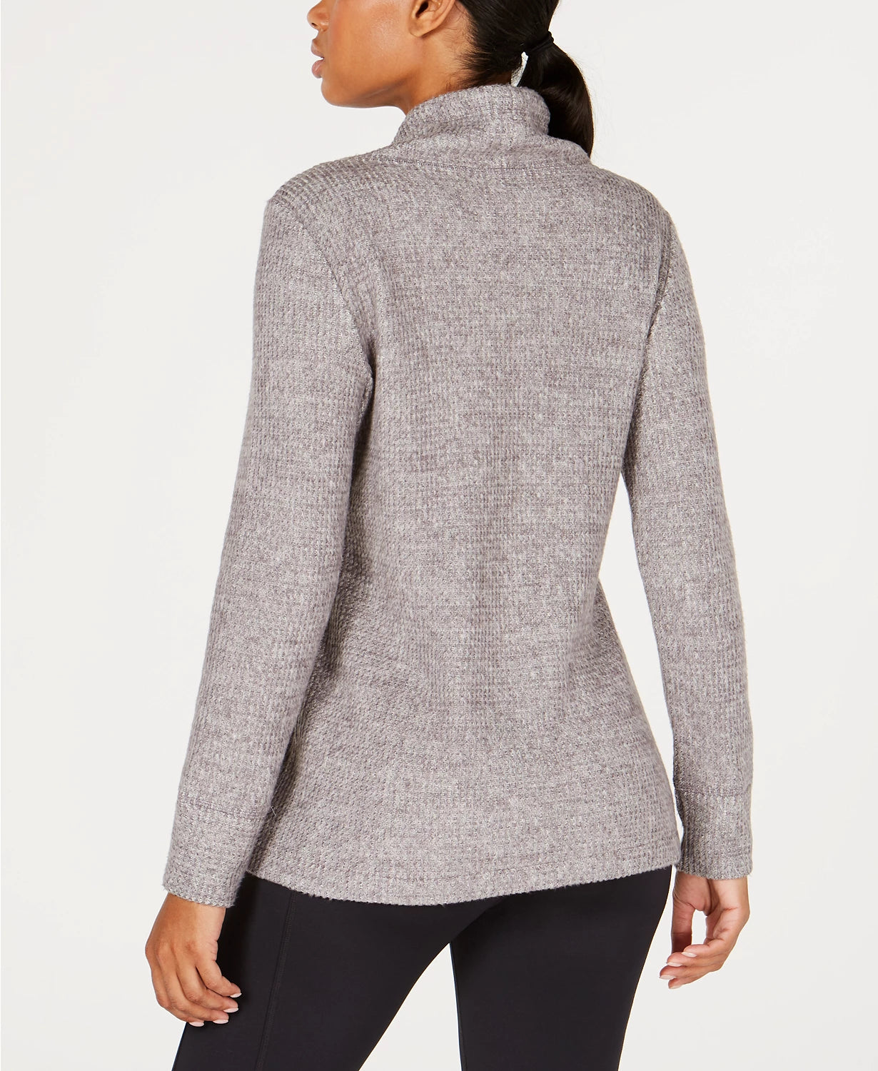 Ideology Top Feminino Gola Alta Bainha Tulipa Vinho Tamanho Extra Grande