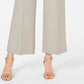 Calça feminina elástica de perna larga estilo &amp; co, marrom, tamanho 16