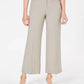 Calça feminina elástica de perna larga estilo &amp; co, marrom, tamanho 6