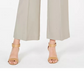 Calça feminina elástica de perna larga estilo &amp; co, marrom, tamanho 6