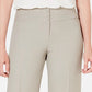 Calça feminina elástica de perna larga estilo &amp; co, marrom, tamanho 8
