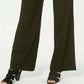 Calça feminina elástica de perna larga estilo &amp; co, verde escuro, tamanho 8