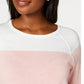 Karen Scott Suéter Feminino Colorblocked Vermelho Tamanho P