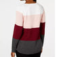 Karen Scott Suéter Feminino Colorblocked Vermelho Tamanho P