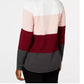 Karen Scott Suéter Feminino Colorblocked Vermelho Tamanho P