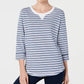 Moletom feminino Karen Scott Sport Zoe azul tamanho grande