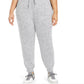 Calça jogger feminina Ideology Plus Knit cinza tamanho 1X