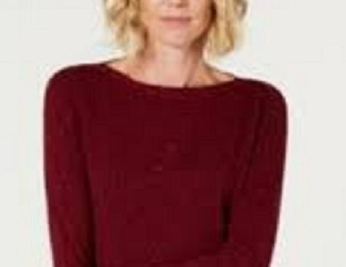 Karen Scott Suéter Texturizado Feminino Vermelho Tamanho Grande