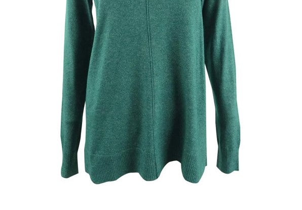 Karen Scott Suéter Feminino Gola V Verde Escuro Tamanho P