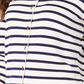 Cardigan feminino listrado com ilhós Charter Club, branco, tamanho extragrande