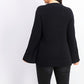 Suéter pulôver feminino de malha estilo boxy preto tamanho pequeno