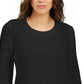 Suéter pulôver feminino de malha estilo boxy, preto, tamanho extrapequeno