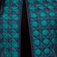 Colete acolchoado estampado plus size feminino Karen Scott, azul marinho, tamanho 1X